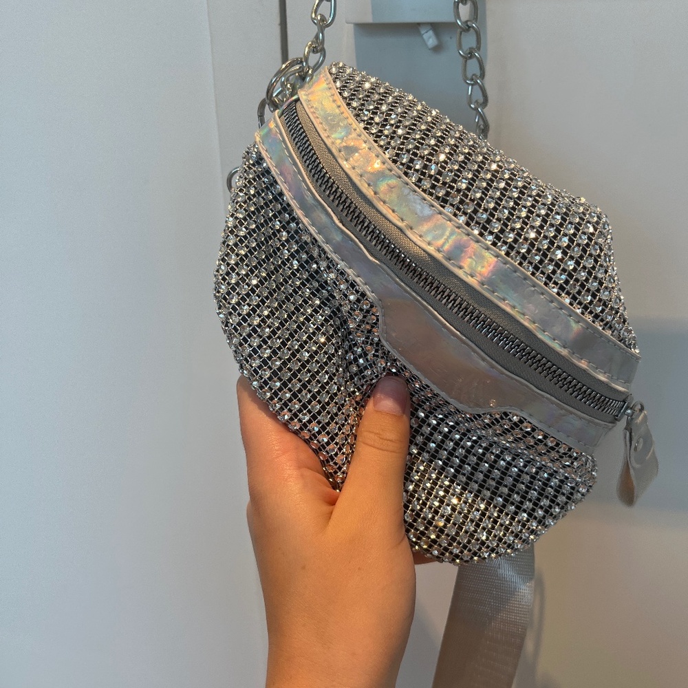 sparkly fanny pack